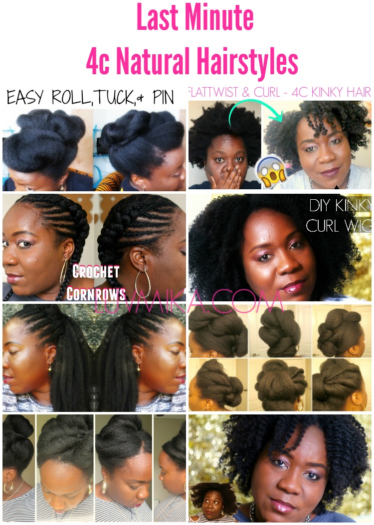 Easy Last Minute 4c Natural Hair Styles for Valentine's ... (750 x 1054 Pixel)